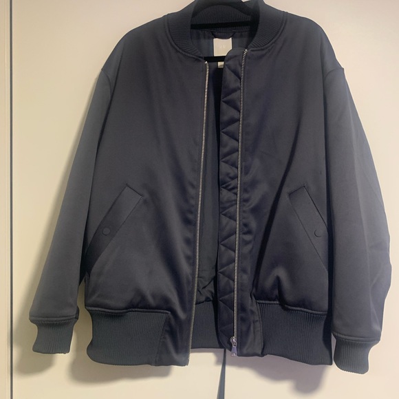 Navy Blue Bomber Jacket H&M - Picture 3 of 3